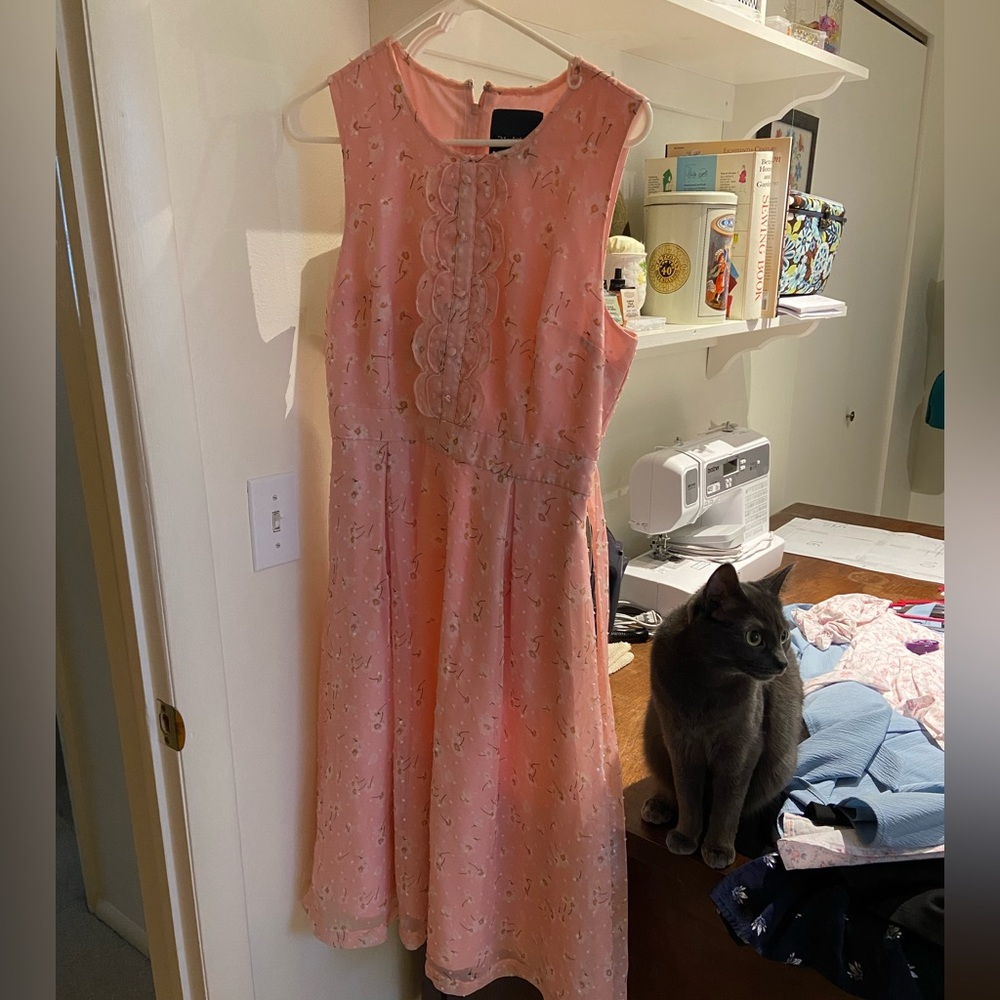 ModCloth Pink Floral Dress